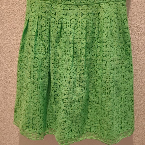 Lilly Pulitzer Posey Dress Style #47606 Green Daisy Lane Lace Size 6 Women's NWT - Picture 5 of 16